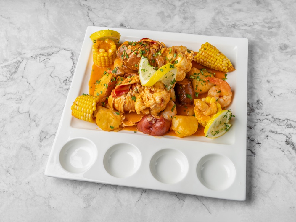 Shrimp and lobster boil